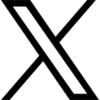 X(formally Twitter) logo